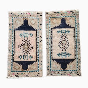 Small Turkish Wool Rugs, Set of 2