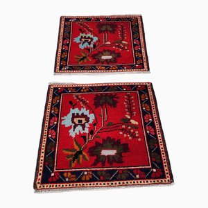 Turkish Floral Rugs, Set of 2