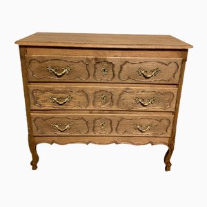 French Chest of Drawers in Bleached Oak, 1920