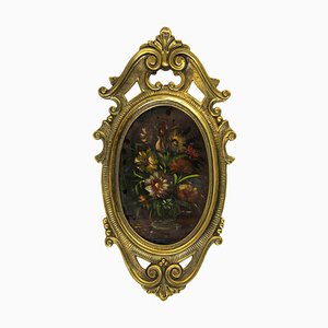 Inconnu, Nature Morte, Huile sur Panneau, Fin du XIXe siècle, Encadré