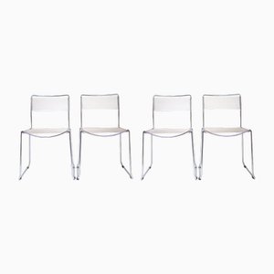 Spaghetti Chairs attributed to Giandomenico Belotti for Alias, 1970s, Set of 4