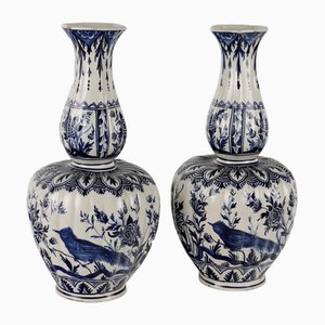 Vasi Delftware in ceramica, set di 2