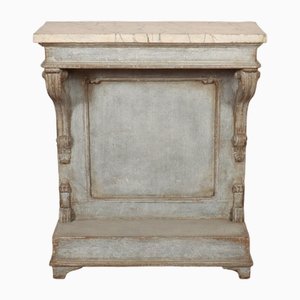 French Painted Console Table