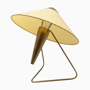 Lampe de Bureau Tripode Mid-Century, Tchéquie, attribuée à Helena Frantova pour Okolo, 1950