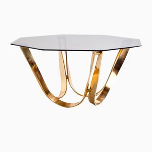 Brass Coffee Table by Roger Sprunger for Dunbar, 1970s