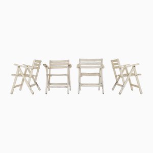 Chaises Pliantes par Fratelli Reguitti, 1960s, Set de 4