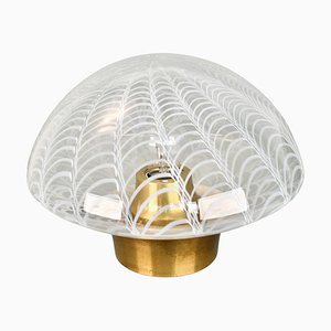 Lámpara de mesa hongo de cristal de Murano de Esperia