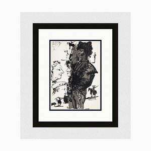 Pablo Picasso, Matador and Corrida Characters, 1st Edition in Bulls and Bullfighters, 1961, Original Lithograph