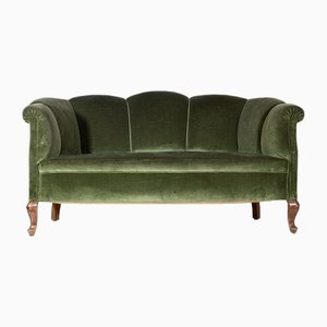 Mid-Century Green Sofa, 1950s