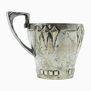 Art Nouveau Cup from Plewkiewicz, Poland, 1900s