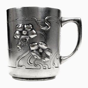 Tasse Art Nouveau de Plewkiewicz, Pologne, 1900s