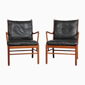 Vintage PJ 149 Colonial Chairs by Ole Wanscher for PJ Møbler, 1990s, Set of 2