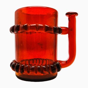 Beer Cup by J. Słuczan-Orkusz for Krakow Institute of Glass, Poland, 1970s