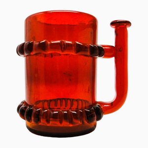 Bierbecher von J. Słuczan-Orkusz für Krakow Institute of Glass, Polen, 1970er