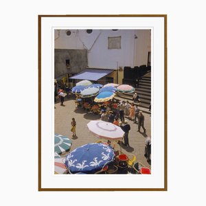 Toni Frissell, Street Cafés in Capri, 1959, C Print, Incorniciato