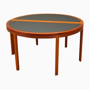 Table Ronde en Teck, Danemark, 1970s