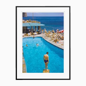 Toni Frisell, Una piscina en Capri, 1959, Impresión C, Enmarcada