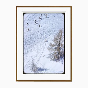 Toni Frissell, A Group of Skiers on the Piste, 1955, C Print, Framed
