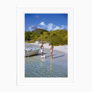 Toni Frissell, hors-bord au Mill Reef Club, 1959, impression C, encadré