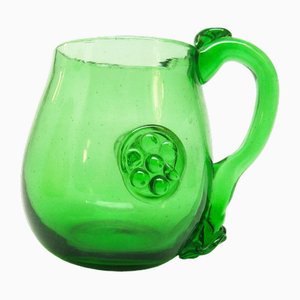 Taza de cerveza posmoderna de Prądniczanka Glassworks, Polonia, años 70