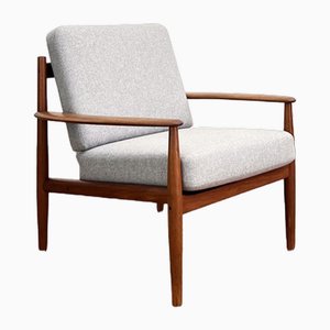 Mid-Century Danish Modern Armchair in Teak by Grete Jalk for France and Son, 1950s