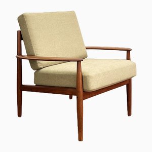 Mid-Century Modern Lounge Chair in Teak by Grete Jalk for France and Son, Denmark, 1950s