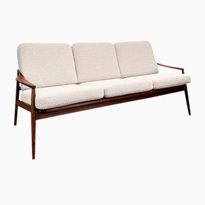 Modernes Deutsches Mid-Century Sofa aus Teak von Hartmut Lohmeyer für Wilkhahn, 1950er