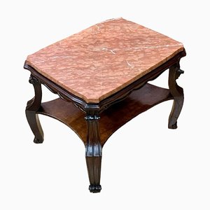 Classical Marble Top Side Table, Italy, 1950s