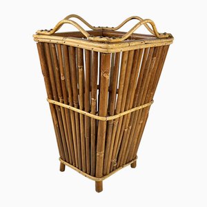 Bamboo Umbrella Stand, Italy 1960s