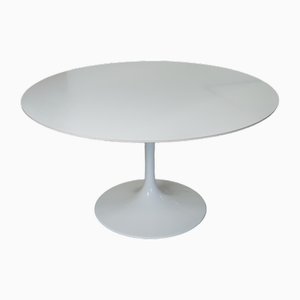 Weißer Esstisch mit Resopal Teller von Knoll Inc. / Knoll International