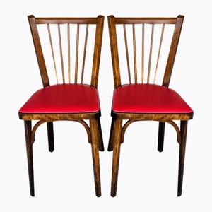 Vintage Bistro Chairs from Baumann, Set of 2