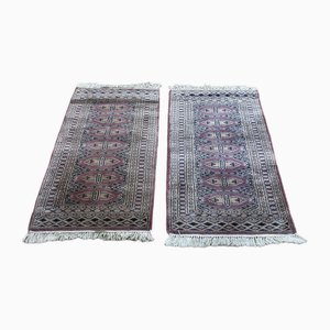 Handmade Wool Pakistani Rugs, 1980s, Set of 2