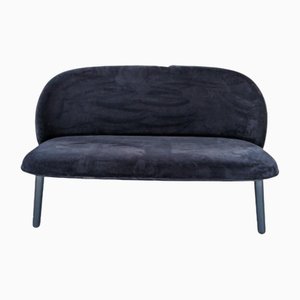 2-Sitzer Sofa aus königsblauem Velours von Normann Copenhagen