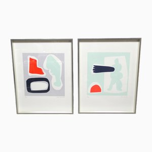 Bará Ledvinka, Kompositionen, Siebdruck, 2er Set