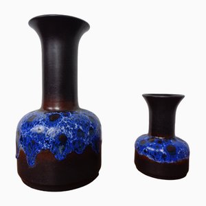 Vases Pop Art en Céramique de Jasba, 1970s, Set de 2