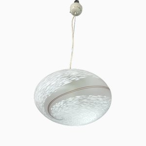 Murano Glass Suspension Lamp Model Giove, Italy, 1970s