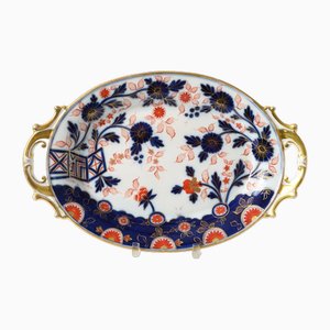 Assiette Assiette Antique en Porcelaine Motif Imari de Fischer & Mieg Pirkenhammer, 1850s