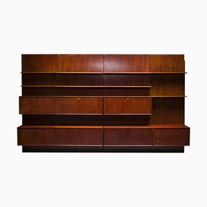 German Rosewood Modular Wall Shelves by IDEE Mobel, 1960s