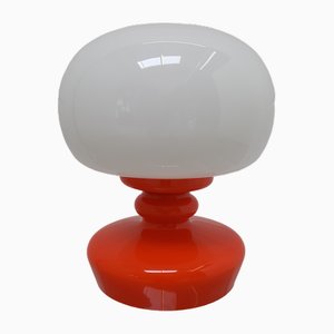 Space Age Glass Mushroom Table Lamp, 1960s