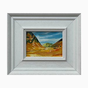 Angela Wakefield, Miniature Landscape Study of Scottish Highlands by British Artist, 2022