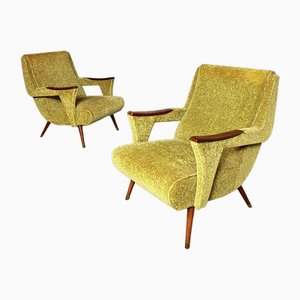 Kubistische Vintage Sessel, 1960er, 2er Set