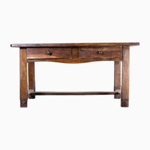 Table Console 19ème Siècle en Bois Fruitier, France