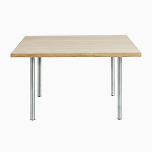 Mesa de centro GE12 cuadrática de roble de Hans J. Wegner para Getama, años 70