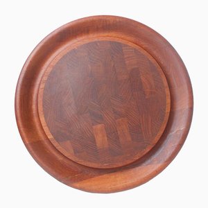 Round Teak Roast Cutting Board by Jens Harald Quistgaard, 1960s