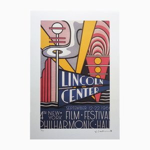 Roy Lichtenstein, Lincoln Center, años 80, Litografía
