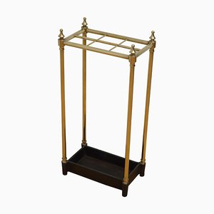 Edwardian Brass Umbrella Stand, 1900s