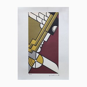 Roy Lichtenstein, Salute to Aviation Corlett 63, 1980er, Lithographie