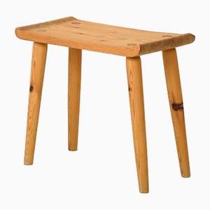 Pine Stool attributed to Carl Malmsten, 1960s