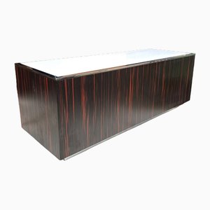 Large Coffee Table with Faux Macassar Ebony Laminate