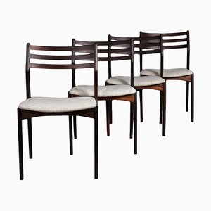 Rosewood Dining Chairs by Vestervig Eriksen for Brdr. Tromborg, 1960, Set of 4